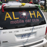 Aloha Car Care's Van